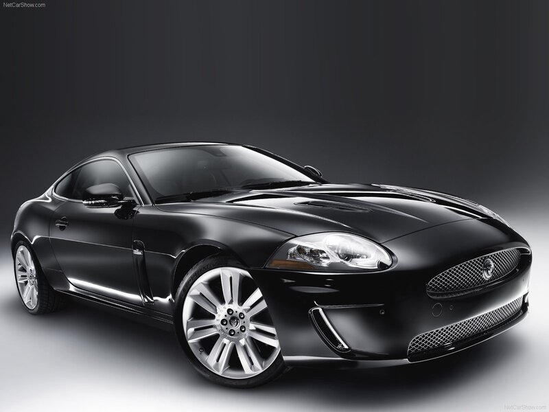 Black Jaguar XKR Sports Car
