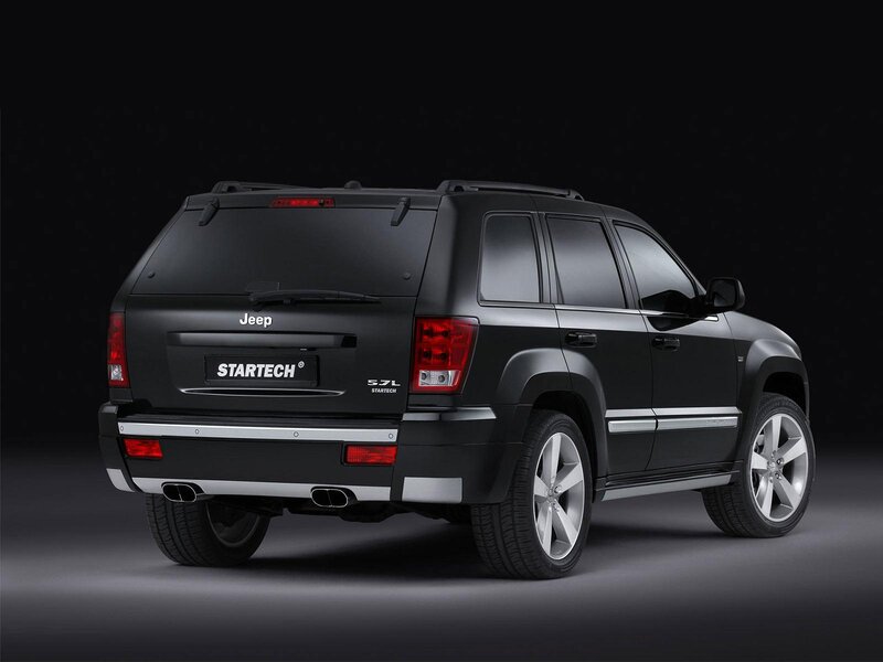 Black Jeep Cherokee — Dramatic, Photograph