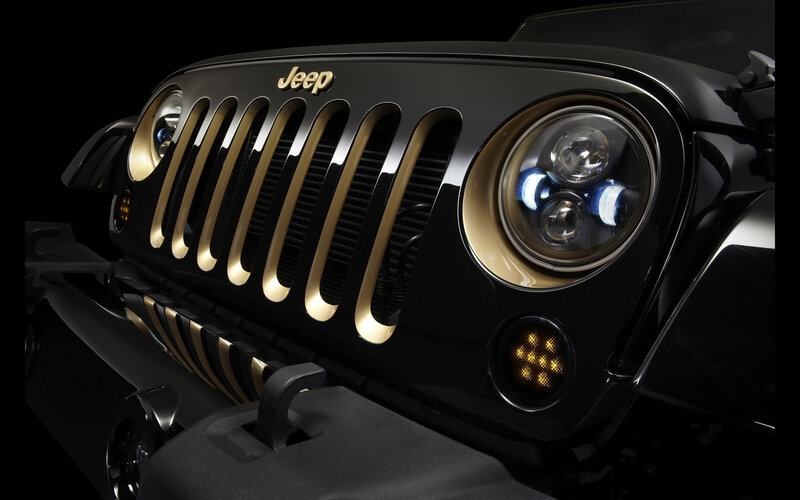 Black Jeep Front Grille