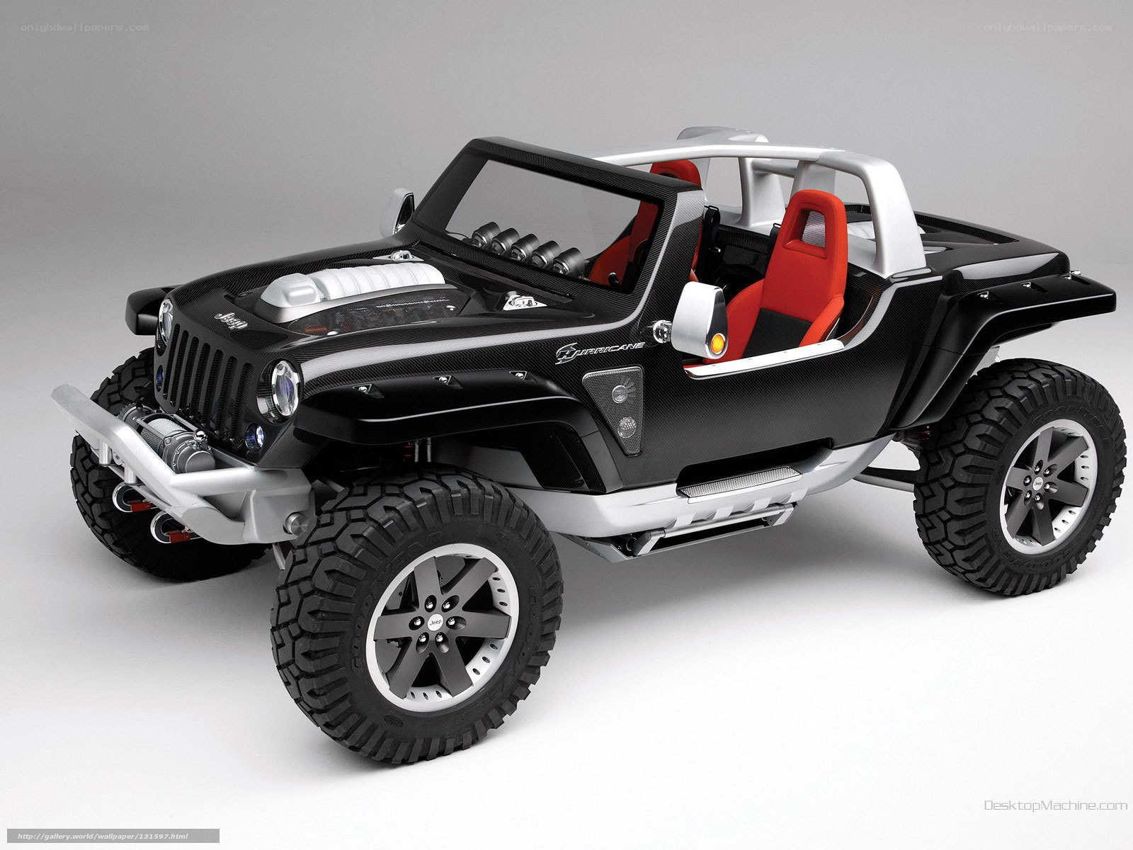 Black Jeep Hurricane concept car