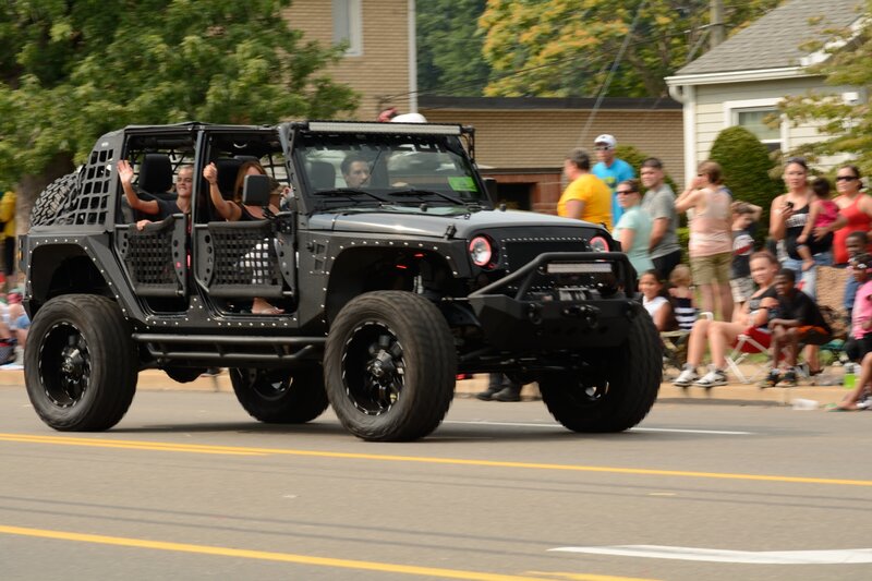 Black Jeep in Parade