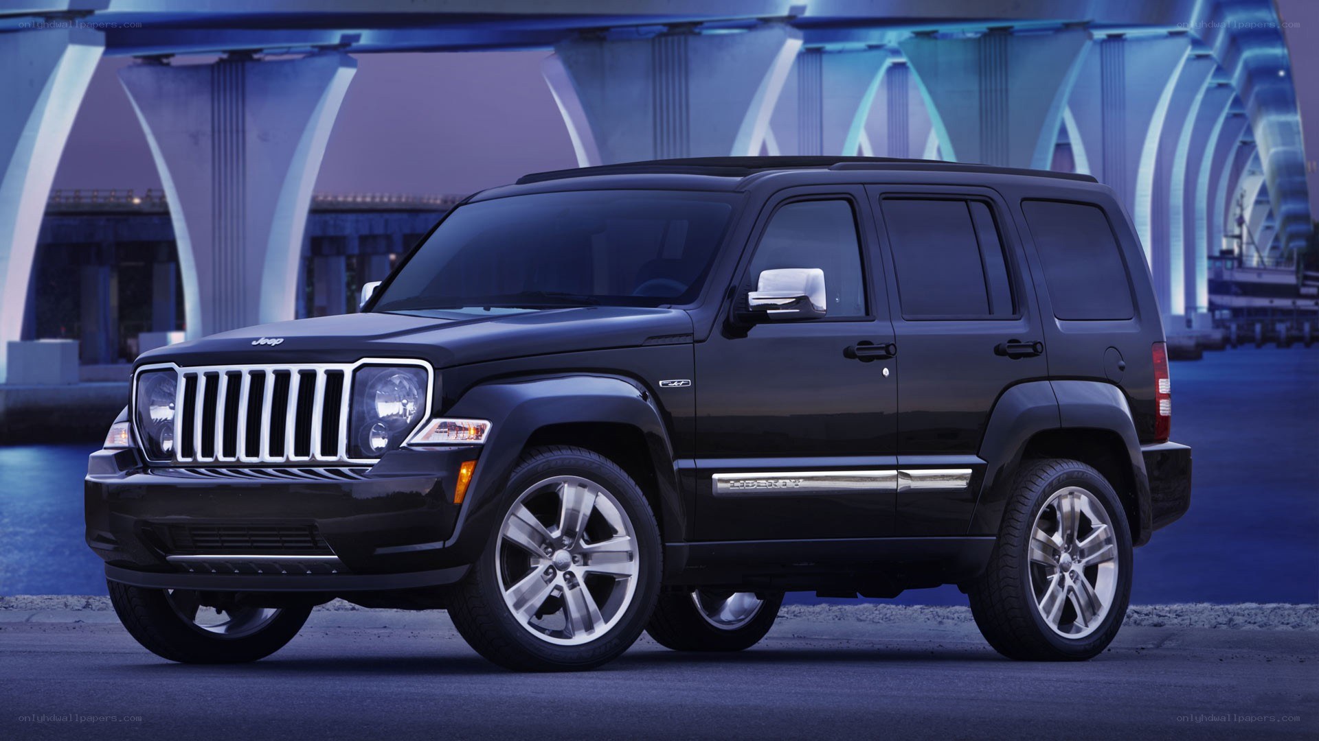 black jeep liberty suv