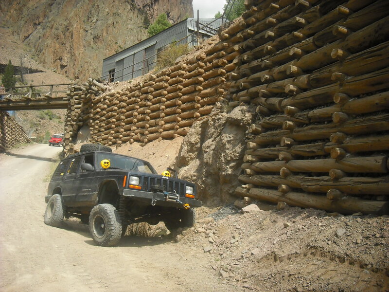 Black Jeep on Dirt Road