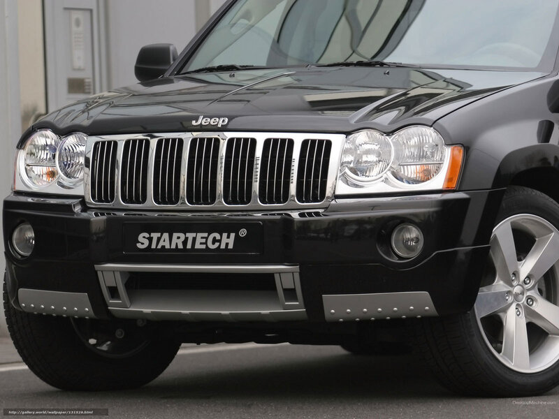 Black Jeep with Startech branding