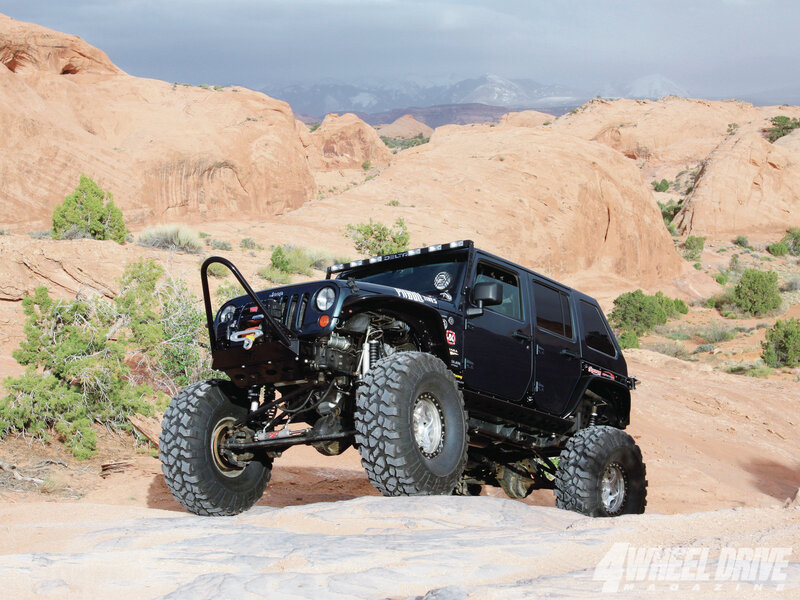 Black Jeep Wrangler — Dramatic, Afternoon