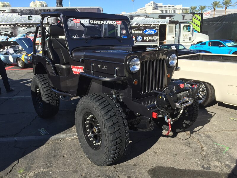 Black Jeep Wrangler — Outdoor