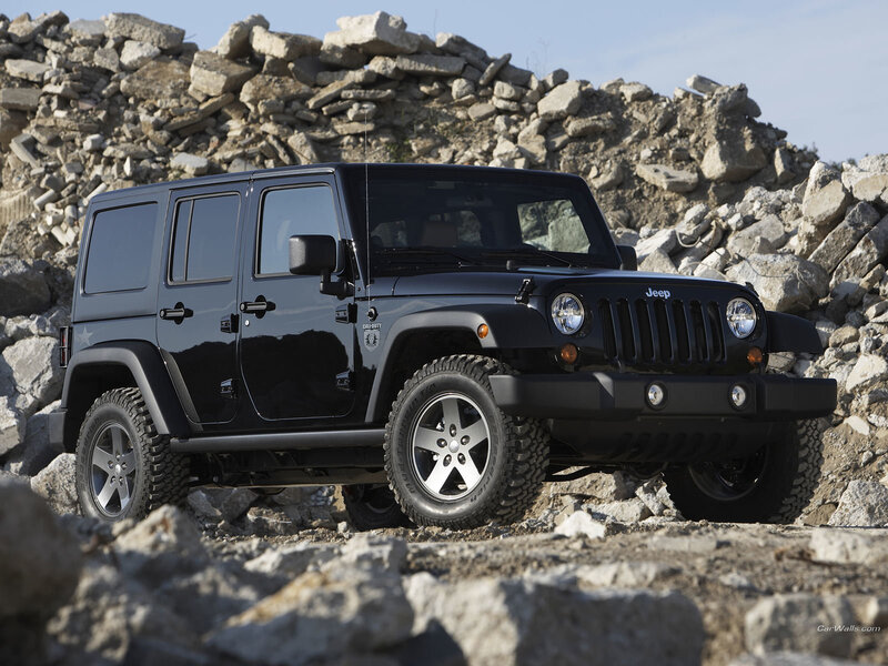 Black Jeep Wrangler