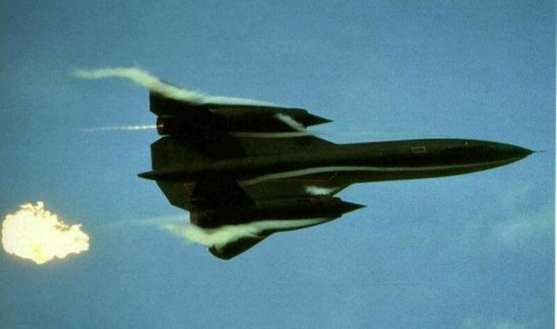 Black Jet Aircraft — Blue, Dramatic