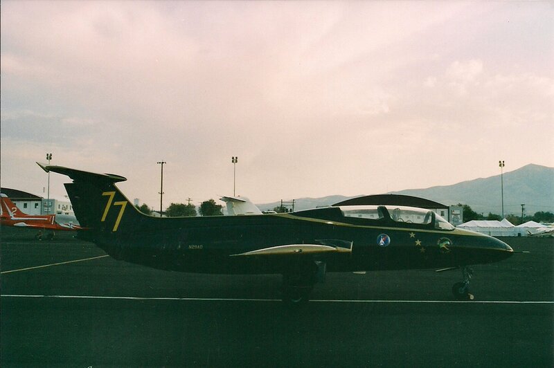 Black Jet Aircraft — Calm