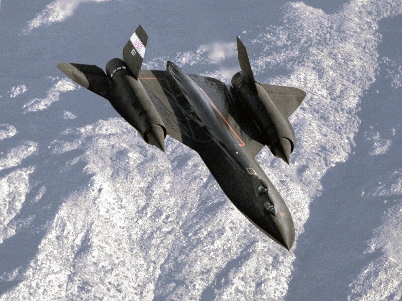 Black Jet Aircraft — Dramatic