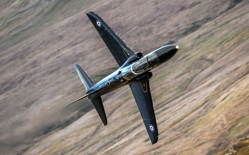Black Jet Aircraft — Dynamic, Photograph