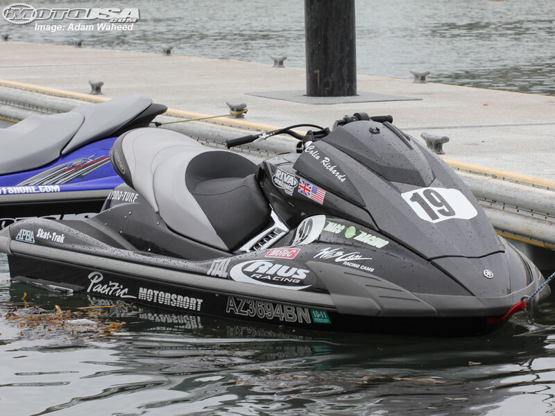 Black Jet Ski at Dock