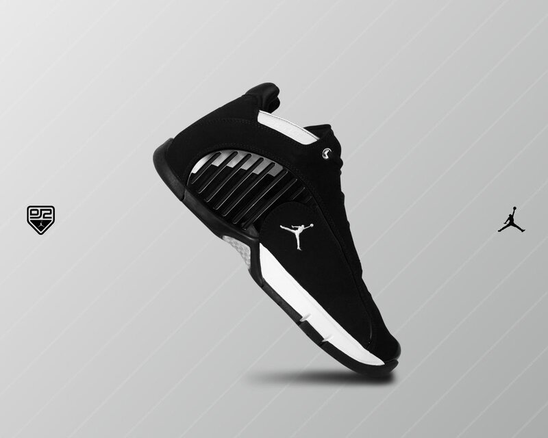 Black Jordan sneaker