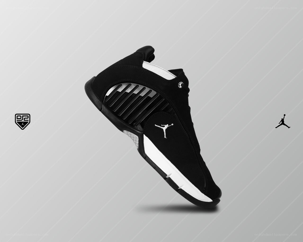 Black Jordan sneaker