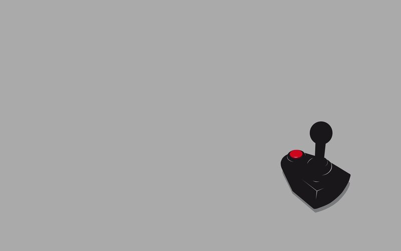 Black Joystick Controller