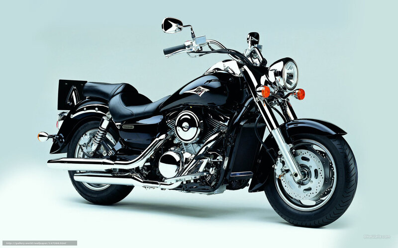black kawasaki cruiser motorcycle