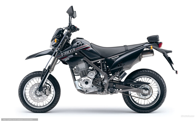 Black Kawasaki D-tracker