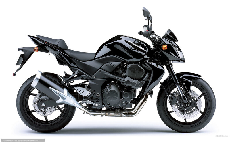 Black Kawasaki motorcycle