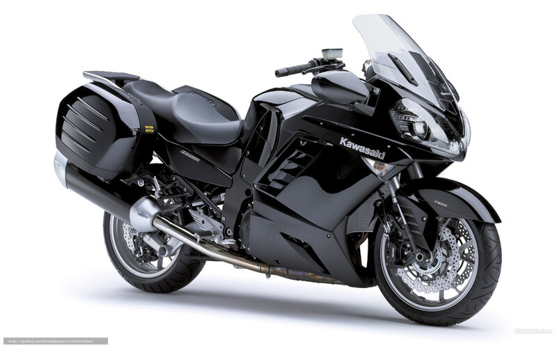 Black Kawasaki motorcycle
