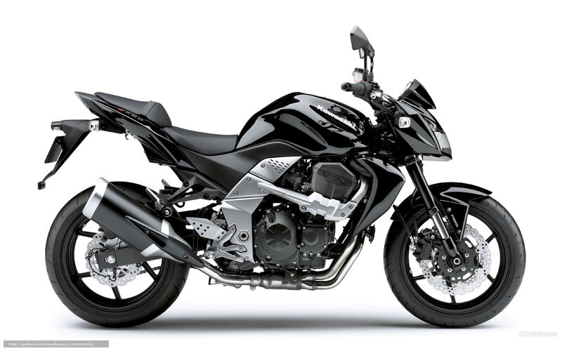Black Kawasaki motorcycle