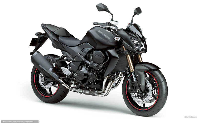 Black Kawasaki motorcycle