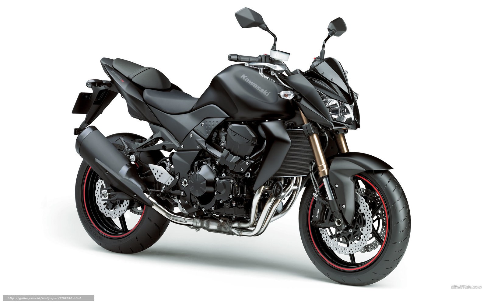 Black Kawasaki motorcycle