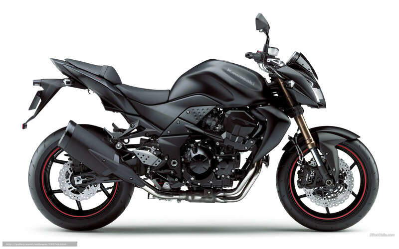 Black Kawasaki motorcycle