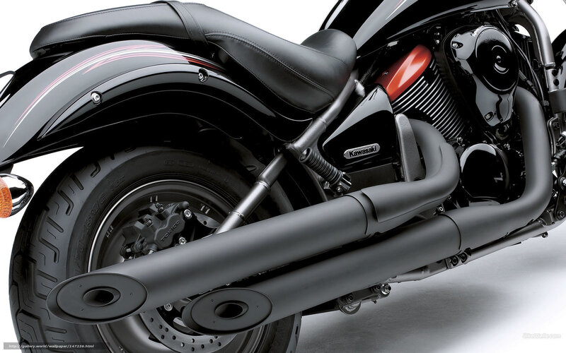black kawasaki motorcycle