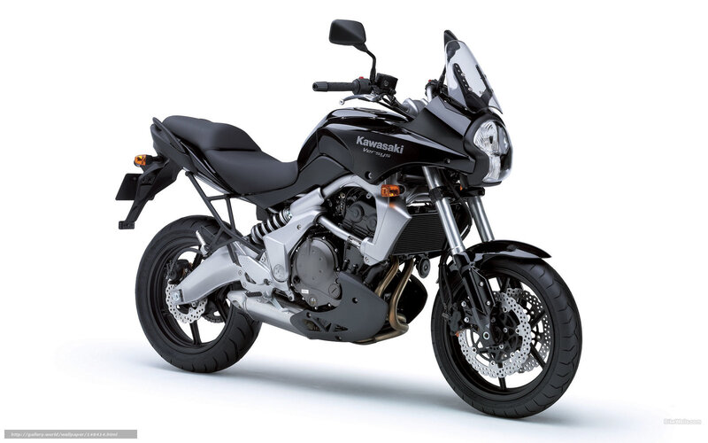 Black Kawasaki Motorcycle — Neutral, Photograph, Seat, Windshield