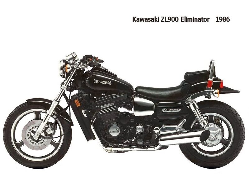 Black Kawasaki Motorcycle — Neutral