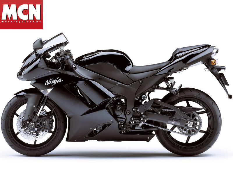 Black Kawasaki Ninja motorcycle