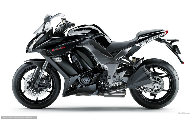 Black Kawasaki Z1000SX motorcycle