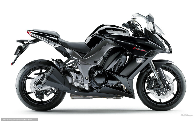 Black Kawasaki Z1000SX motorcycle