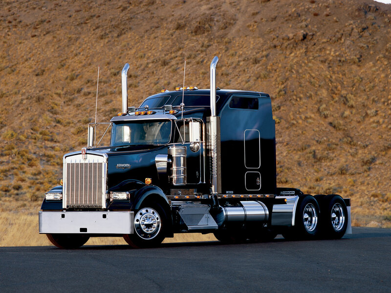 Black Kenworth Truck