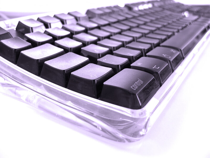 Black Keyboard in Plastic