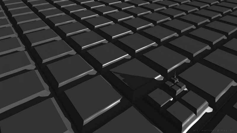 Black Keyboard Keys — Minimalist