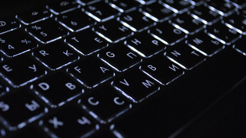 Black Keyboard with Backlight