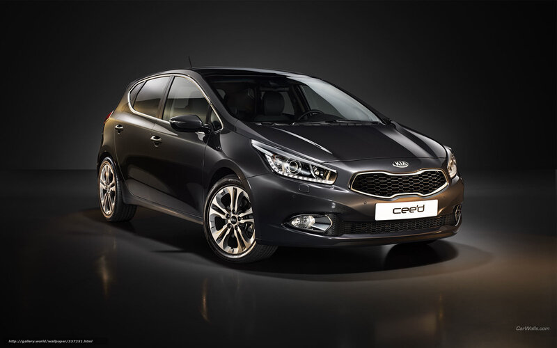 Black Kia Ceed Car