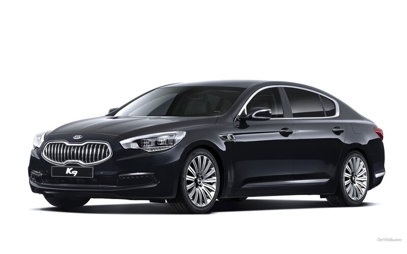 Black Kia K9 sedan