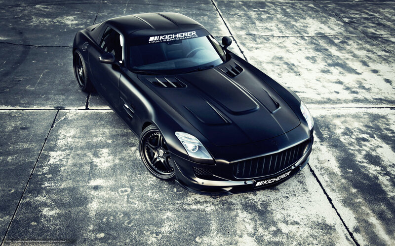 Black Kicherer sports car