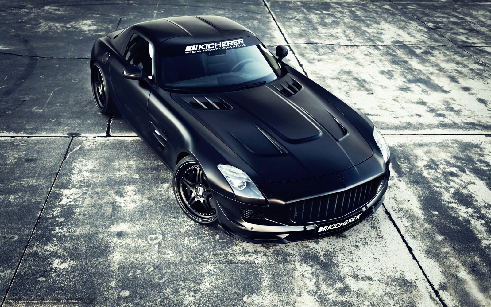 Black Kicherer sports car