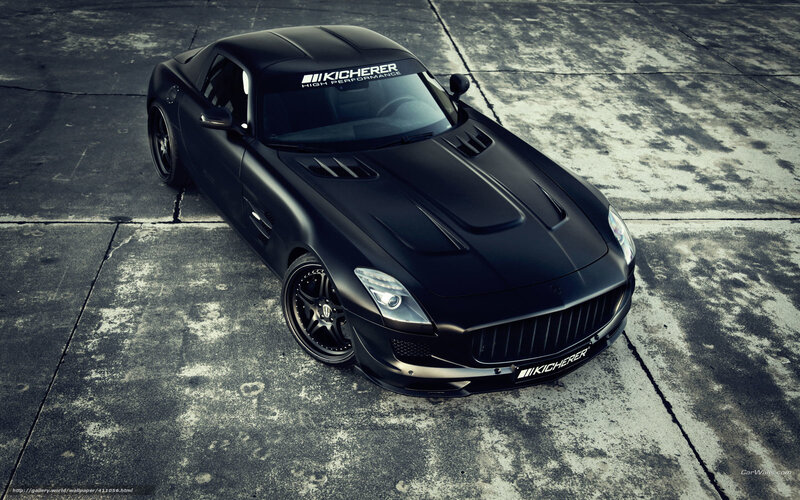Black Kicherer sports car