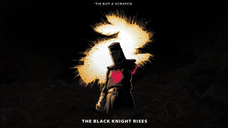 Black Knight Figure — Dramatic, Night