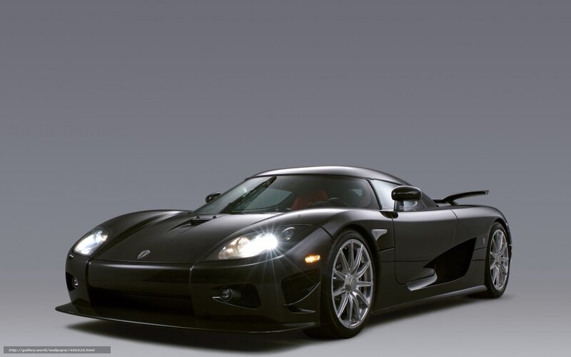 black koenigsegg sports car