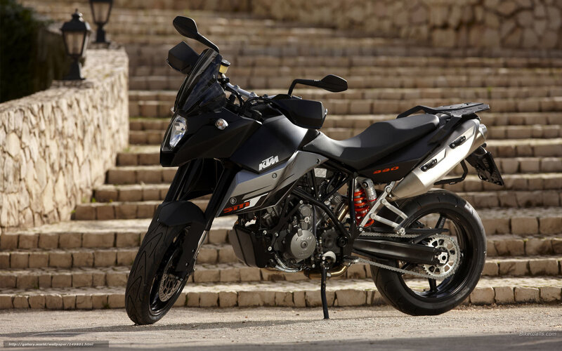Black KTM Motorcycle — Calm
