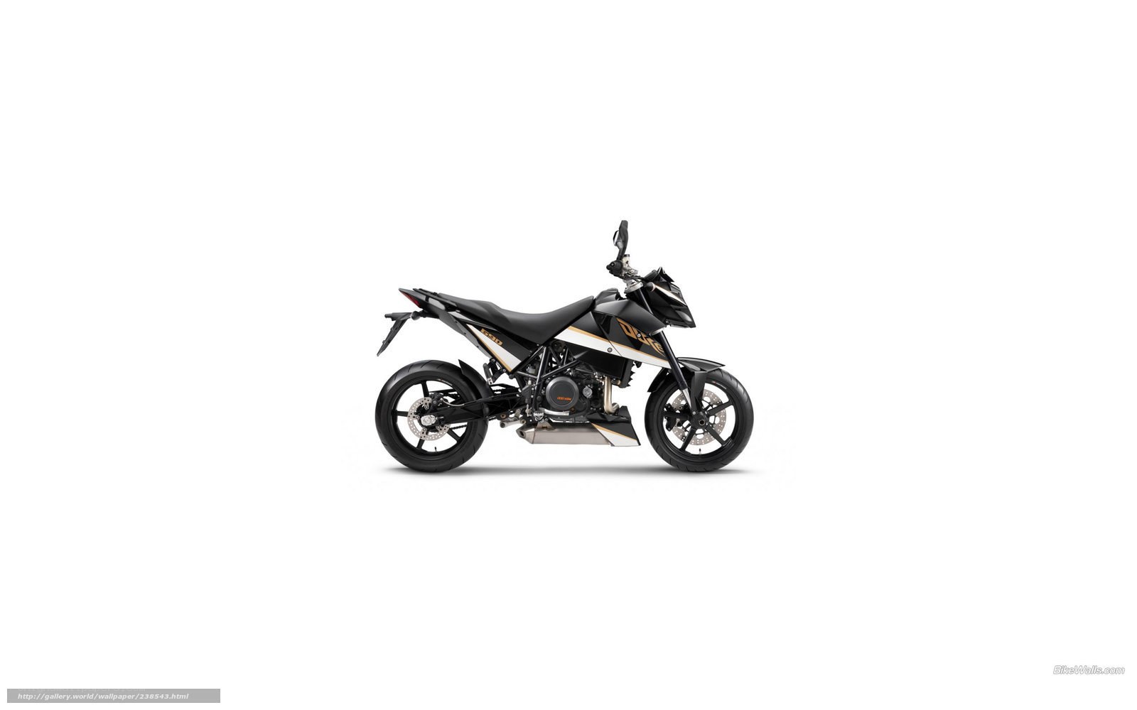 black ktm motorcycle