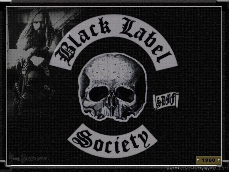 Black Label Society logo with member