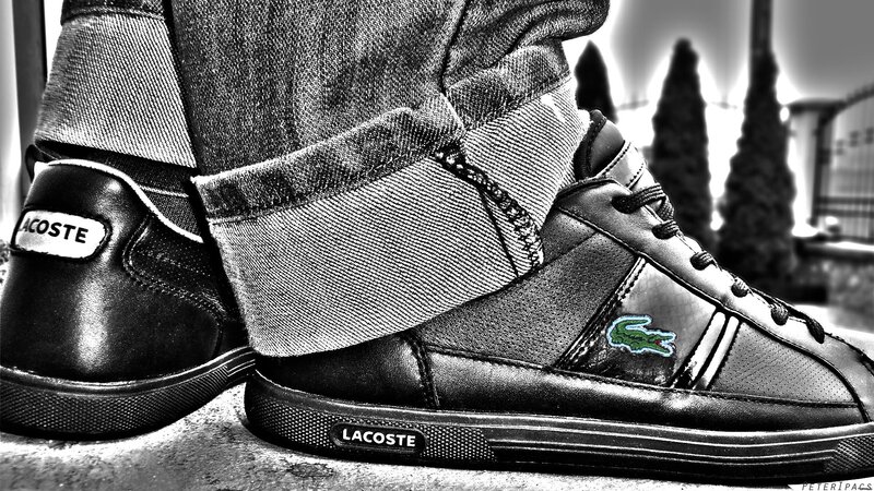 Black Lacoste Sneakers
