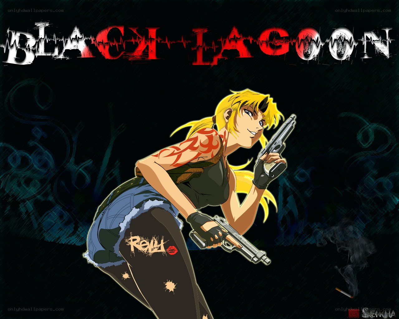 Black Lagoon anime character art