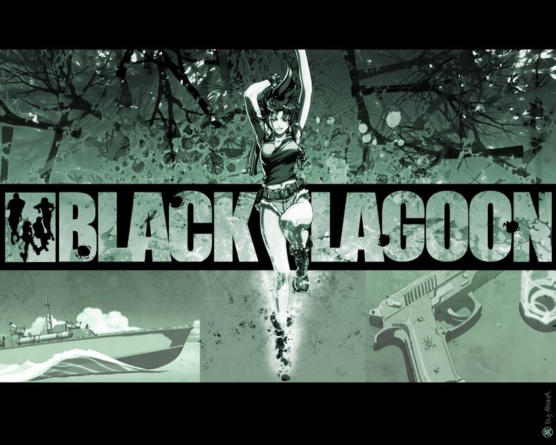 Black Lagoon anime promotional art